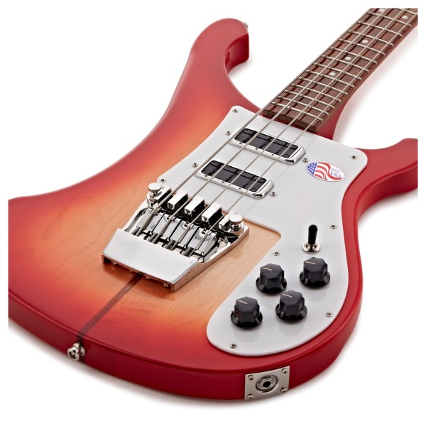 Rickenbacker 4030S Short Scale Bass, Fireglo - lower bout