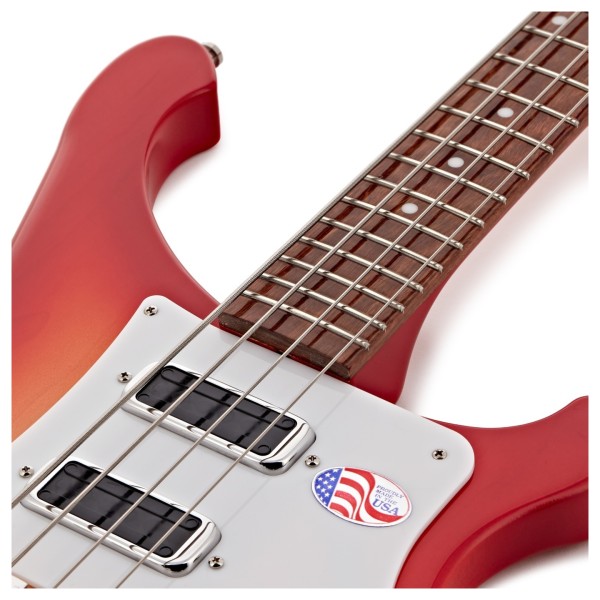 Rickenbacker 4030S Short Scale Bass, Fireglo - upper bout