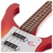 Rickenbacker 4030S Short Scale Bass, Fireglo - upper bout