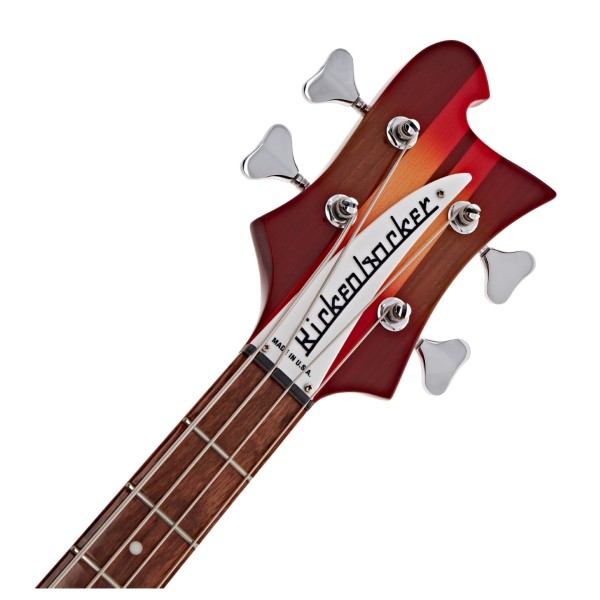 Rickenbacker 4030S Short Scale Bass, Fireglo - headstock