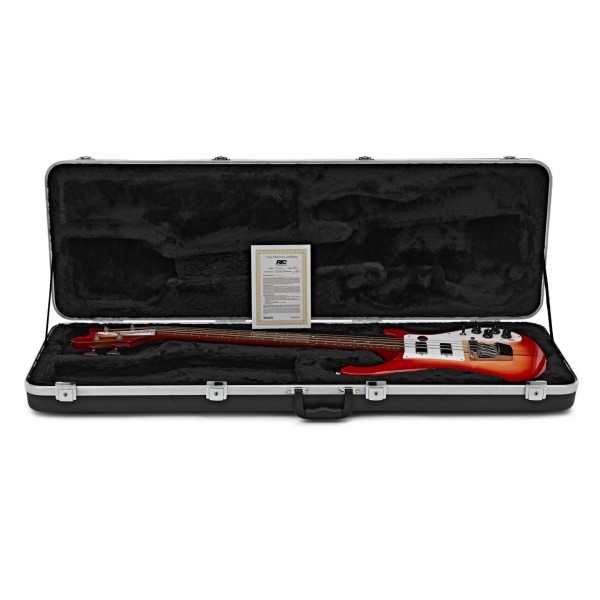 Rickenbacker 4030S Short Scale Bass, Fireglo - in case