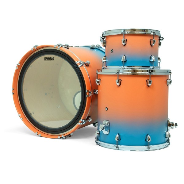 SJC Drums Colour Rush 3pc Shell Pack, Thunder Punch at Gear4music