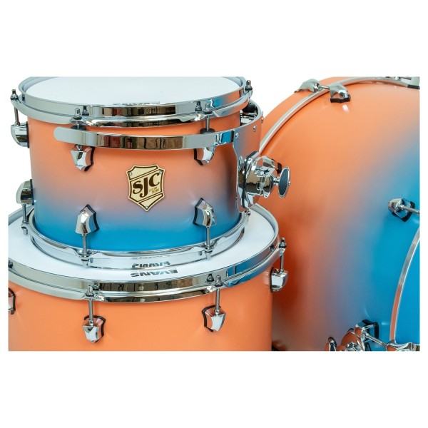 SJC Drums Colour Rush 3pc Shell Pack, Thunder Punch