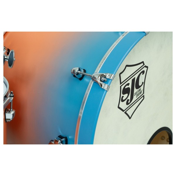 SJC Drums Colour Rush 3pc Shell Pack, Thunder Punch