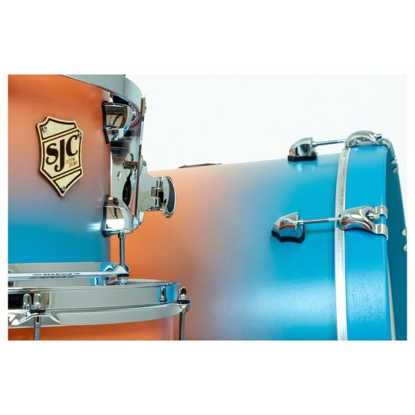 SJC Drums Colour Rush 3pc Shell Pack, Thunder Punch