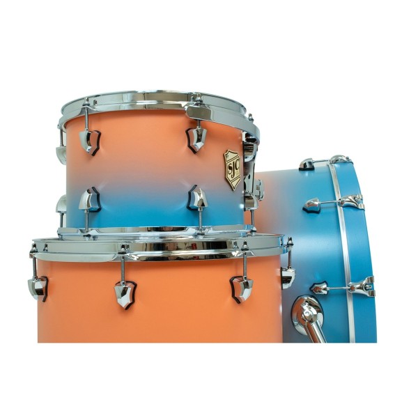 SJC Drums Colour Rush 3pc Shell Pack, Thunder Punch