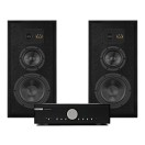 Musical Fidelity M6si Amplifier & Wharfedale Super Linton Heritage Speakers Hi-Fi Bundle, Black