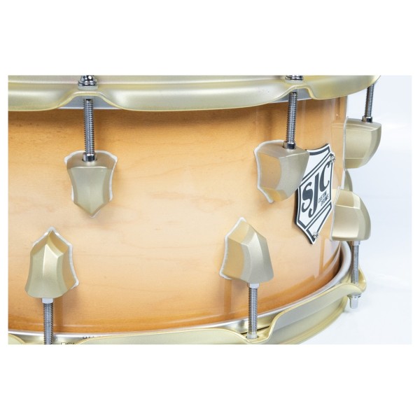SJC Drums 14 x 6" Custom Snare, Amber Gloss