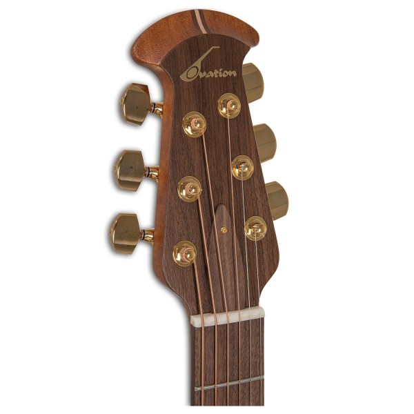 Ovation Pro Series Legend USA 1767, Natural Satin - headstock
