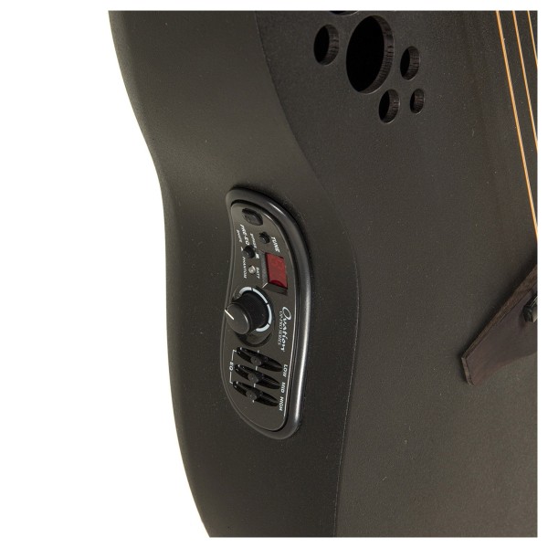 Ovation Pro Series Elite 2078TX Deep Contour, Black Textured - preamp controls