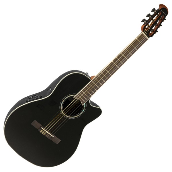 Ovation CS24 Celebrity Standard Nylon, Black Gloss