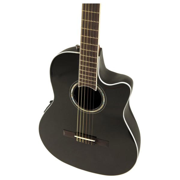 Ovation CS24 Celebrity Standard Nylon, Black Gloss - right