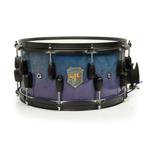 SJC Drums 14 x 7" Custom Snare, Indigo Flow