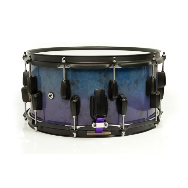 SJC Drums 14 x 7" Custom Snare, Indigo Flow