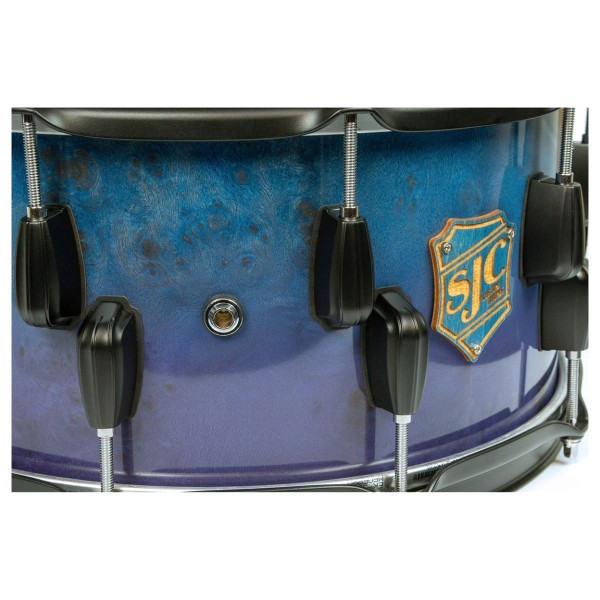 SJC Drums 14 x 7" Custom Snare, Indigo Flow