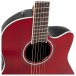 Ovation CS24 Celebrity Standard, Ruby Red - soundhole