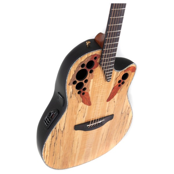Ovation CE44P Celebrity Elite Plus, Natural Spalted Maple at