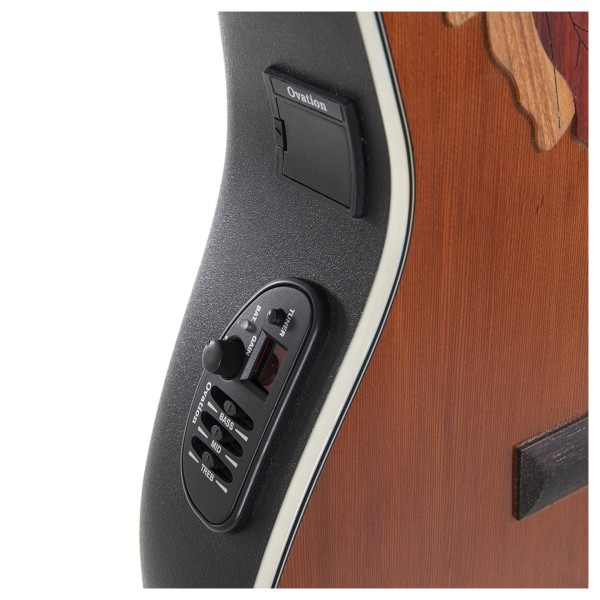 Ovation CE44C Celebrity Elite Nylon, Natural Gloss - preamp controls