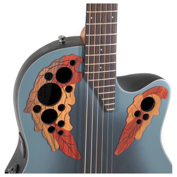 【美品】Ovation Celebrity CE44-RBB-G Amazon.com: Ovation Celebrity Elite Plus Quilted Maple Top