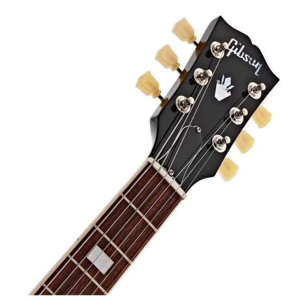 Gibson ES-335 Figured, Deep Ocean Burst #219050088 - headstock