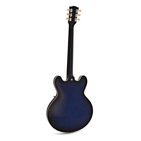 Gibson ES-335 Figured, Deep Ocean Burst #219050088 - back