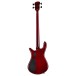 Spector Euro 4 CST Active Bass, Natural Red Burst Gloss - back
