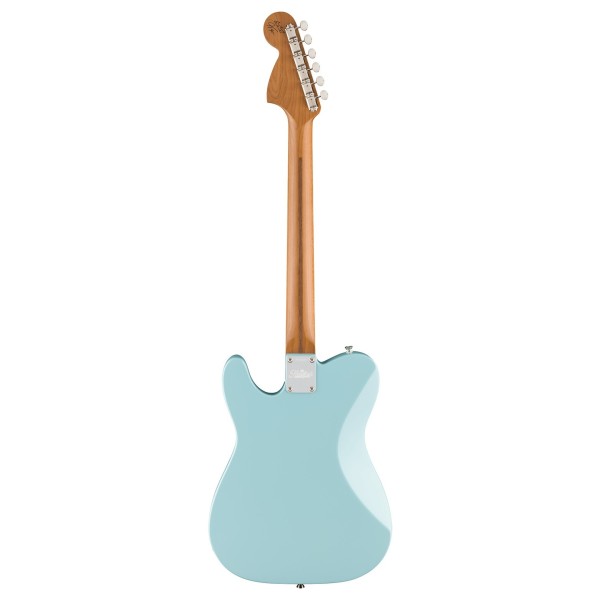 Fender Kingfish Delta Day Telecaster Deluxe RW, Daphne Blue - back
