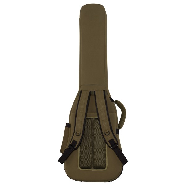 Fender Troubadour Electric Bass Gig Bag, Olive - back