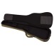 Fender Troubadour Electric Bass Gig Bag, Olive - open case