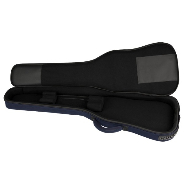 Fender Troubadour Electric Bass Gig Bag, Navy - open