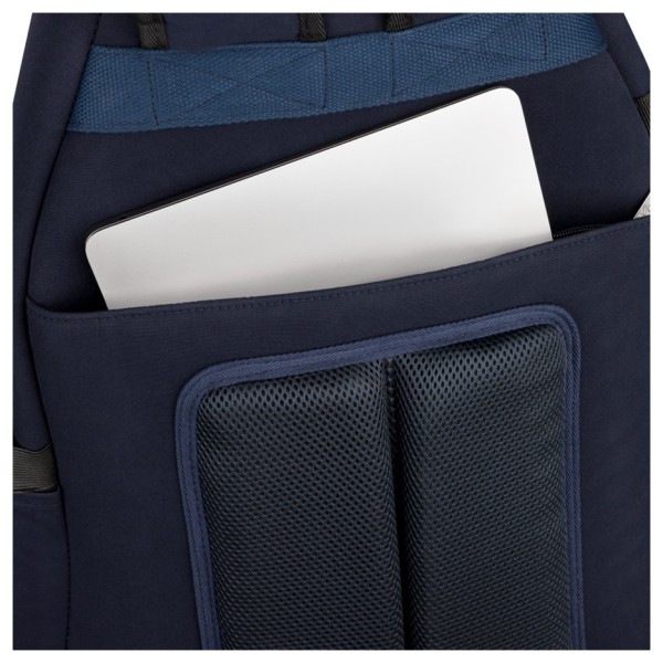 Fender Troubadour Electric Guitar Gig Bag, Navy - laptop pocket