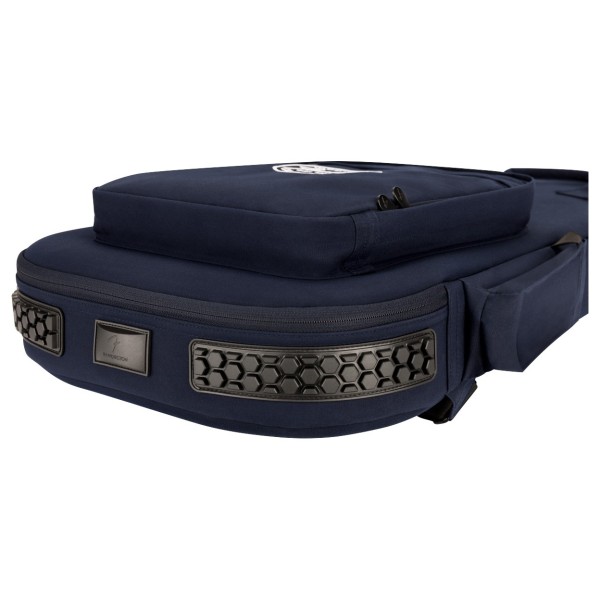 Fender Troubadour Electric Guitar Gig Bag, Navy - exterior bumpers