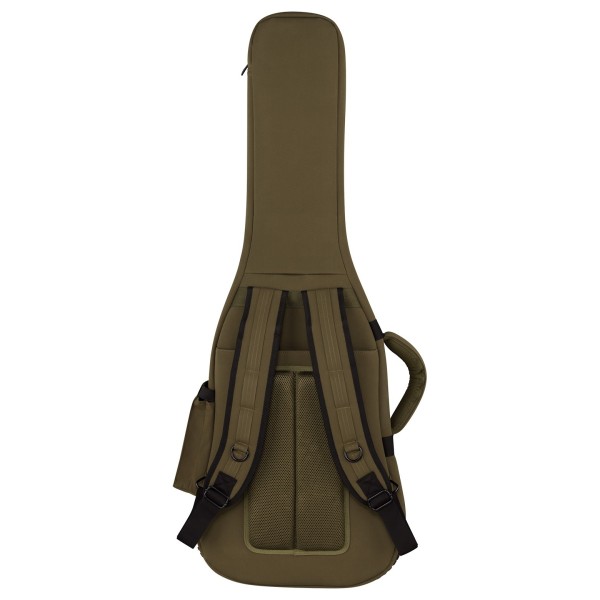 Fender Troubadour Electric Guitar Gig Bag, Olive - back