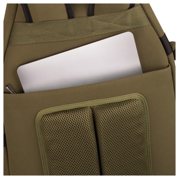 Fender Troubadour Electric Guitar Gig Bag, Olive - laptop pocket