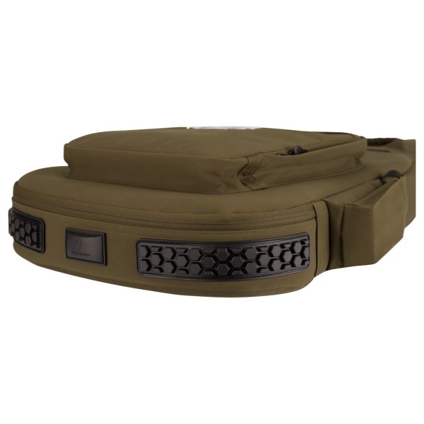 Fender Troubadour Electric Guitar Gig Bag, Olive - exterior bumpers