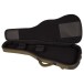 Fender Troubadour Electric Guitar Gig Bag, Olive - open