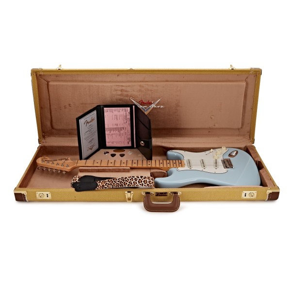 Fender Custom Shop Yngwie Malmsteen Signature Strat, Sonic Blue - in case