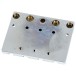 Fender HiMass 4-String Bass Bridge Assembly With Zinc Saddles, Chrome - back