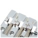 Fender HiMass 4-String Bass Bridge Assembly With Zinc Saddles, Chrome - saddle