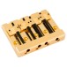 Fender HiMass 4-String Bass Bridge Assembly With Zinc Saddles, Gold