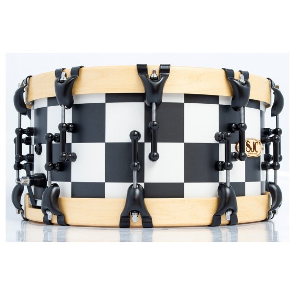 SJC Drums 14 x 7" Custom Snare, Checkerboard