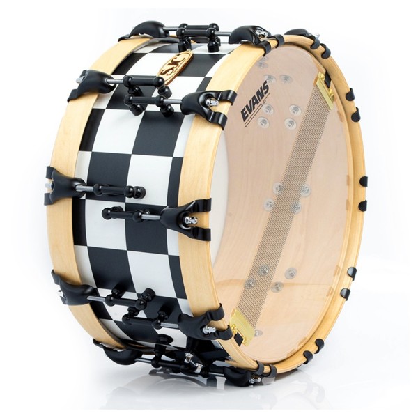 SJC Drums 14 x 7" Custom Snare, Checkerboard