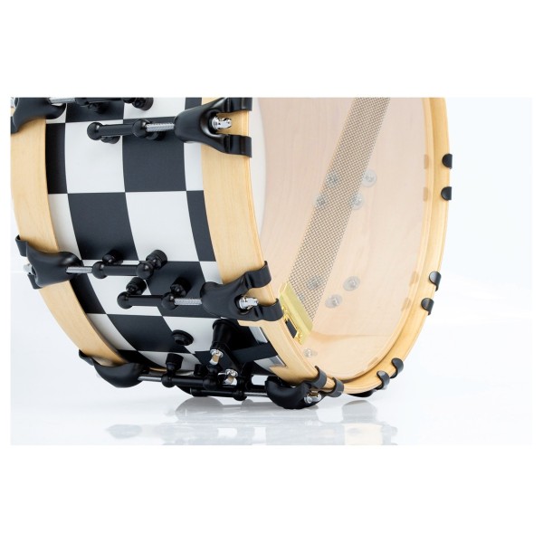 SJC Drums 14 x 7" Custom Snare, Checkerboard
