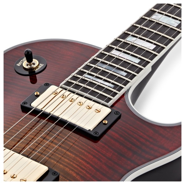 Gibson Custom Les Paul Axcess Custom Figured Top, Bengal Burst #CS502855 - upper bout