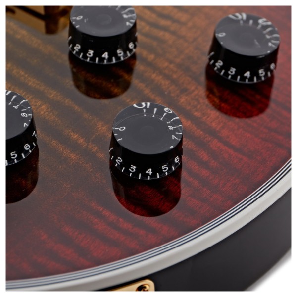 Gibson Custom Les Paul Axcess Custom Figured Top, Bengal Burst #CS502855 - controls