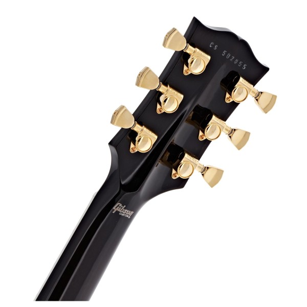 Gibson Custom Les Paul Axcess Custom Figured Top, Bengal Burst #CS502855 - back of headstock