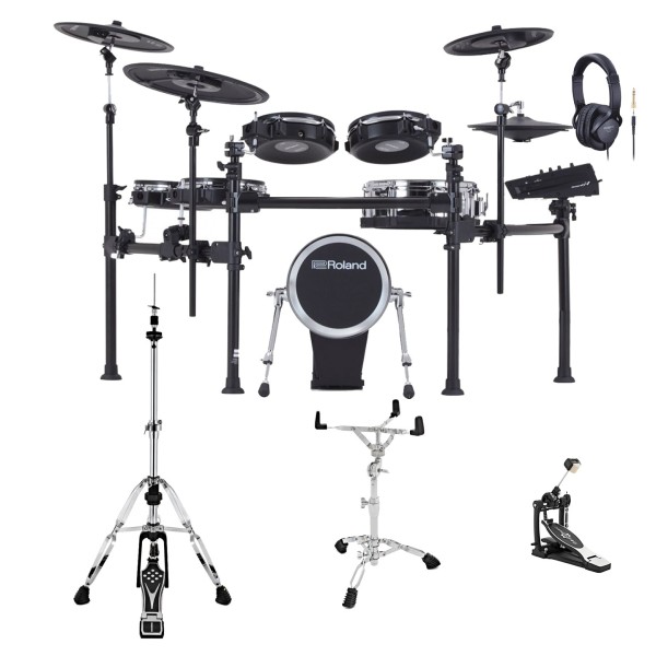 Roland TD713 V-Drums Electronic Drum Kit with Accessory Pack