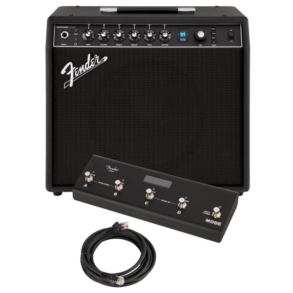 Fender Mustang LTX50 Combo and LTX-5 Footswitch Bundle