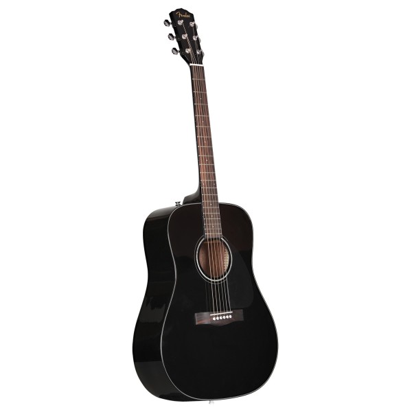 Fender CD-60 V3 Acoustic Guitar with Accessory Pack Builder - guitar left side