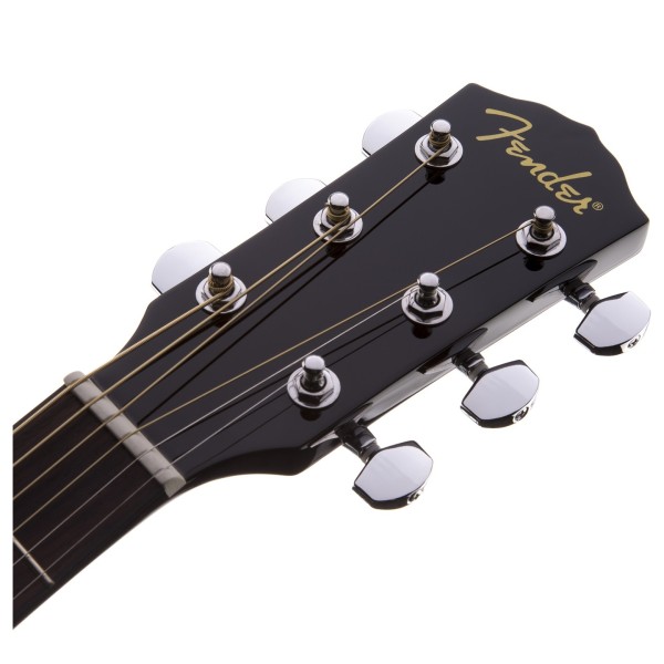 Fender CD-60 V3 Acoustic Guitar with Accessory Pack Builder - guitar headstock